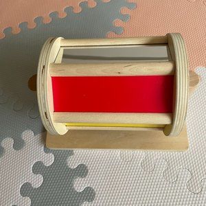 Large Wooden Spinning Drum (Montessori Toy)